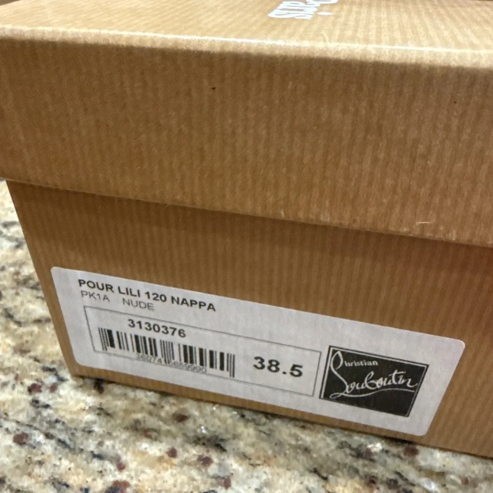 Christian Louboutin Brown Strappy Heels - Picture 3 of 7